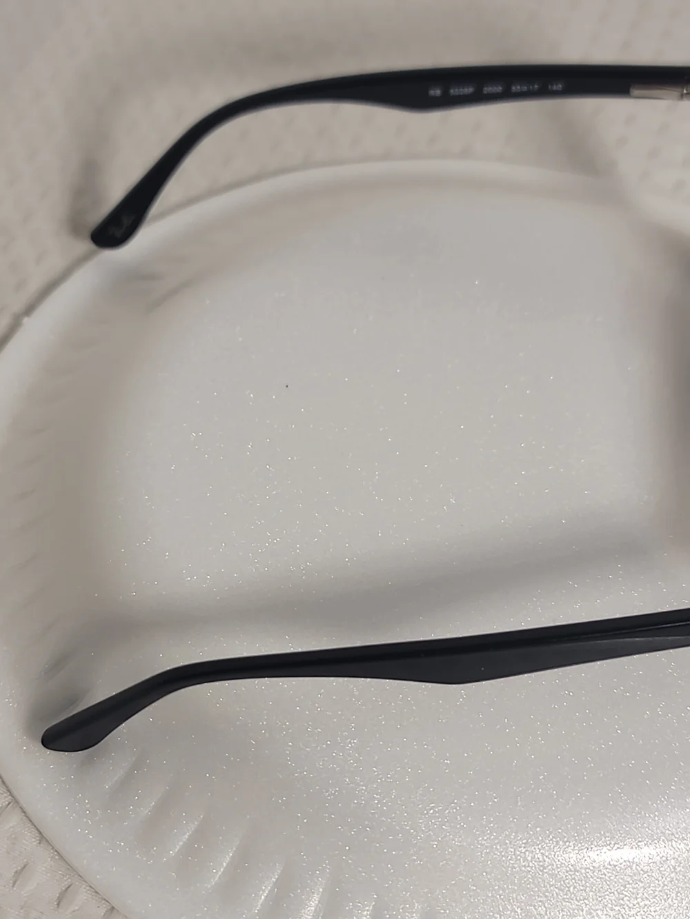 Ray-Ban Men's Black Sunglasses - Classic Logo Temple only the frames